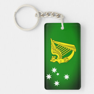 Australian Irish-heritage flag Keychain