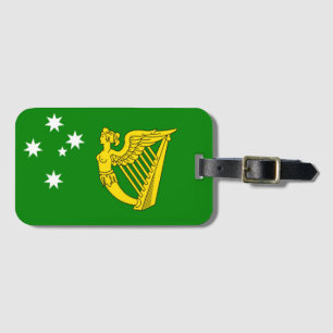 Australian Irish-heritage flag Luggage Tag