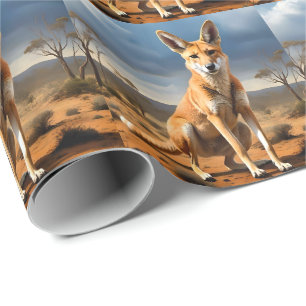 Australian Kangaringo, ( Kangaroo Dingo), Wrapping Paper
