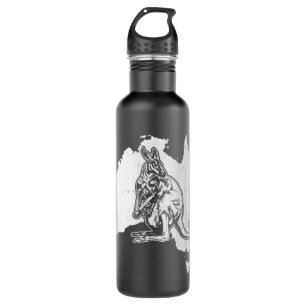 Australian Kangaroo Australia Day Love Kangaroos 710 Ml Water Bottle
