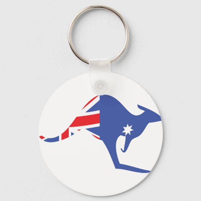 australian kangaroo keychain (Front)