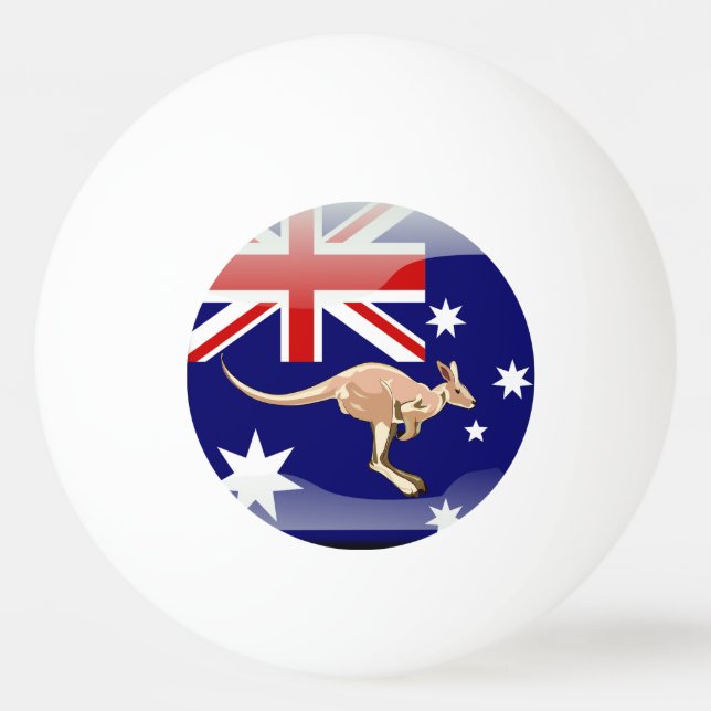 Australian kangaroo ping pong ball (Front)