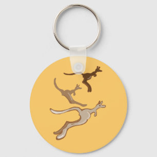 Australian kangaroos keychain