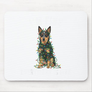 Australian Kele Christmas I'm Fine Everything Is F Mouse Pad