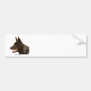 Australian Kelpie 9P24D-134 Bumper Sticker