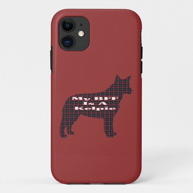 Australian Kelpie BFF Case-Mate iPhone Case (Back)