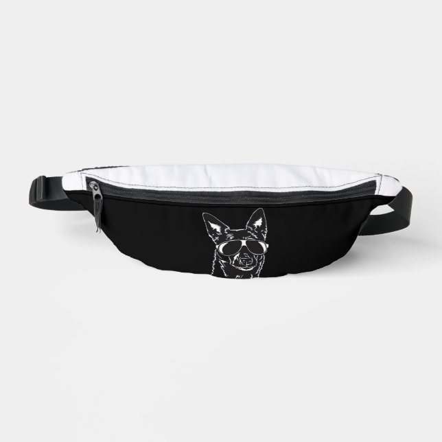 Australian Kelpie cool dog sunglasses Classic T-Sh Fanny Pack (Front)