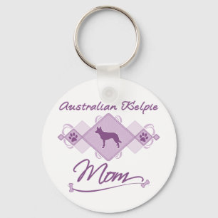 Australian Kelpie Mom Keychain