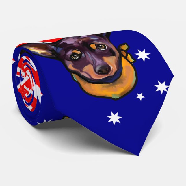 AUSTRALIAN KELPIE TIE (Rolled)
