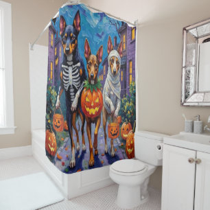 Australian Kelpie Trick-or-Treating Halloween