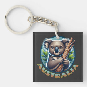 Australian Koala Bear Keychain