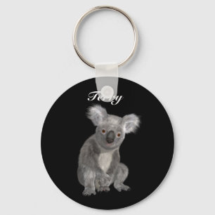 Australian Koala Personalized Keychain