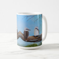 Australian Kookaburras Birds Wildlife Painting