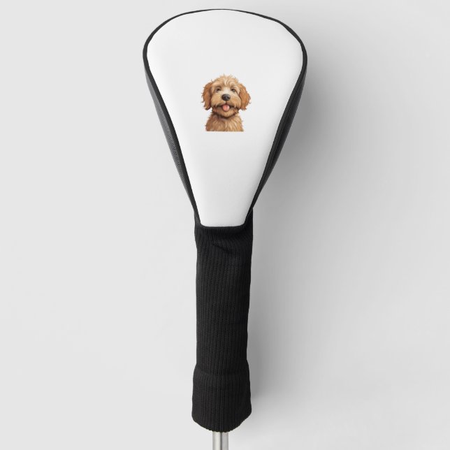 Australian Labradoodle Golf Head Cover (Front)