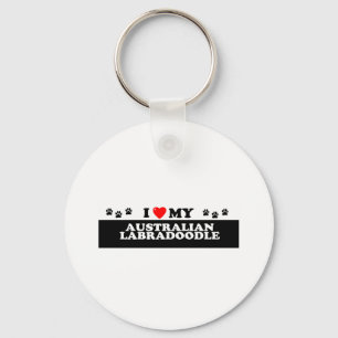 AUSTRALIAN LABRADOODLE KEYCHAIN