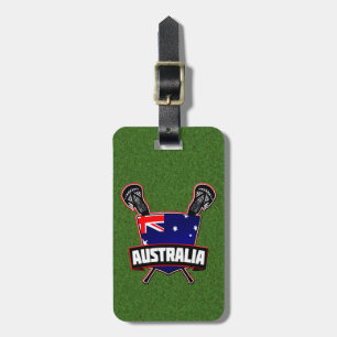 Australian Lacrosse Luggage Tag Template