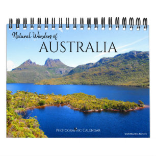 australian landscapes 2026 (with locations) small calendar