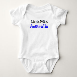 australian little miss baby bodysuit
