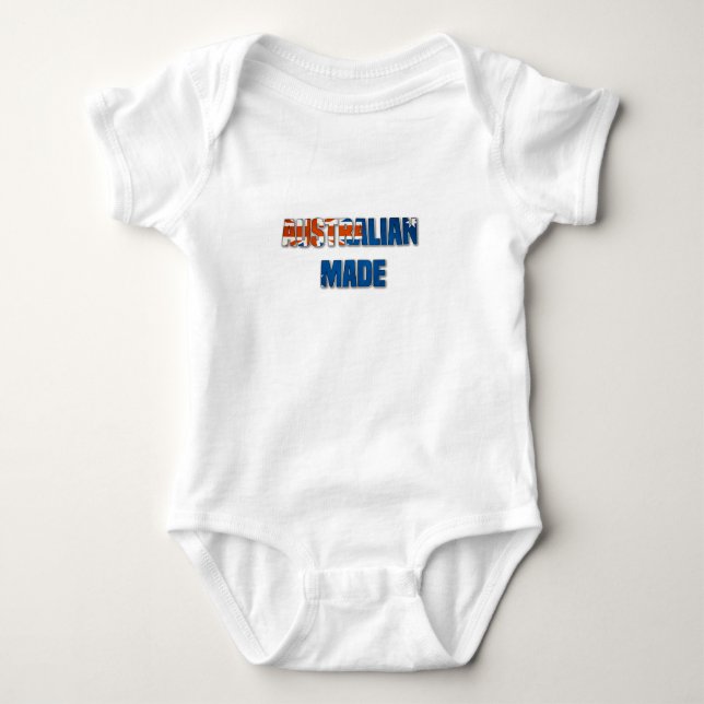 Australian Made Baby Clothes Bodysuit (Front)