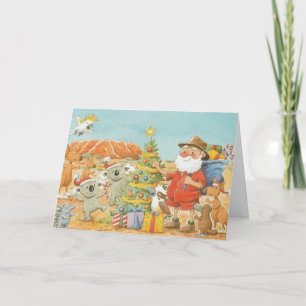 Australian Merry Christmas Holiday Card
