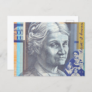 Australian money dollars postcard