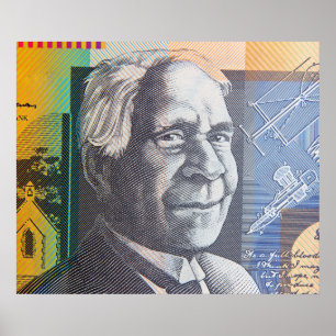 Australian money dollars poster