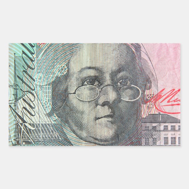 Australian money dollars sticker (Front)