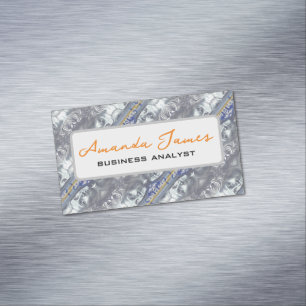 Australian money pattern 	Magnetic business card