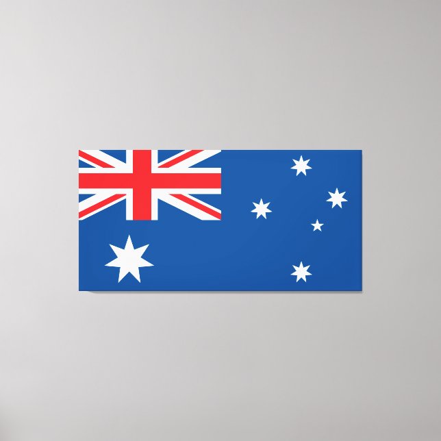 Australian national flag canvas print (Front)