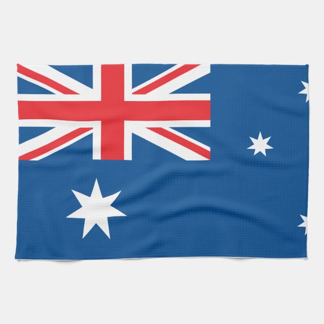 Australian national flag kitchen towel (Horizontal)