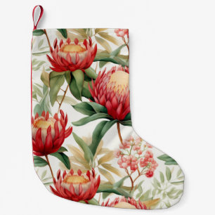 Australian Native Protea Flower II Small Christmas Stocking
