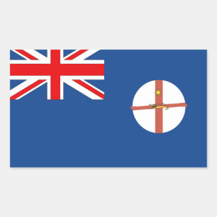 Australian New South Wales Flag Sticker