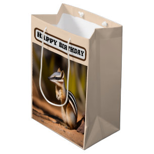 Australian Numbat, Birthday Medium Gift Bag