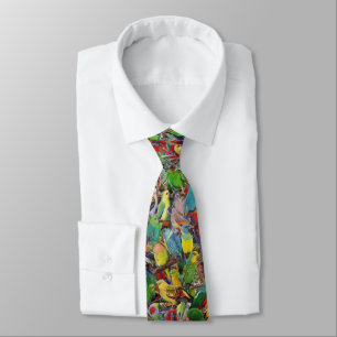 Australian Parakeets Tie