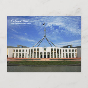 Australian Parliament House postcard