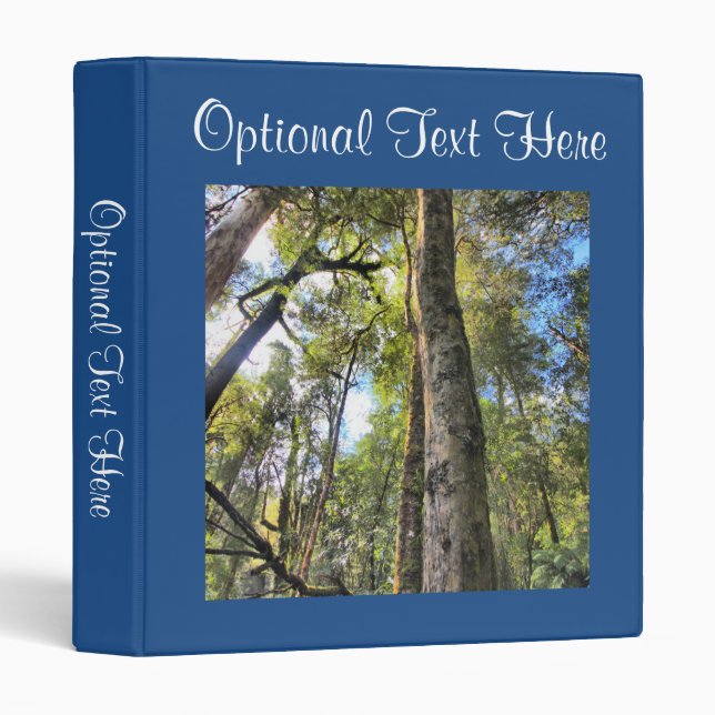 Australian Rainforest Eucalyptus Gum Trees Binder (Front/Spine)