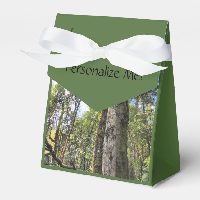 Australian Rainforest Eucalyptus Gum Trees Favor Box (Front Side)