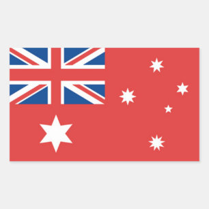 Australian Red Ensign Sticker