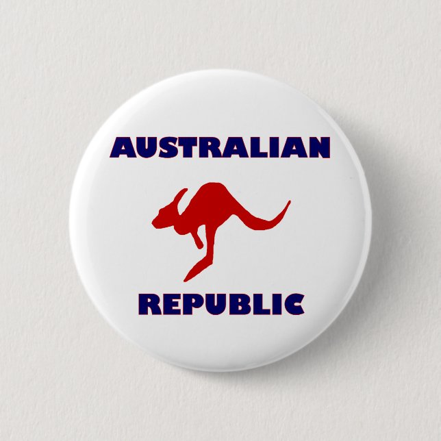Australian Republic 2 Inch Round Button (Front)