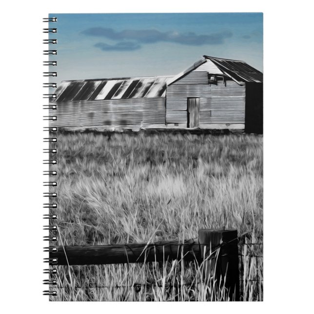 Australian Rural Relic Spiral Notebook (Front)