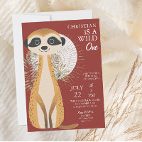 Australian Safari Wild One First Birthday