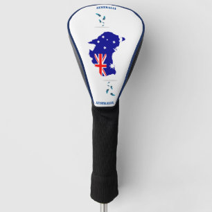 Australian semi Vector Flag image  Golf Head Cover