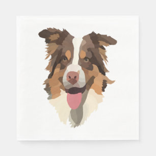 Australian shepherd 1 napkin