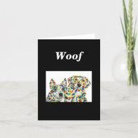 Australian Shepherd and Plott Hound Blank Card