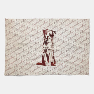 Australian Shepherd  Aussie Kitchen Towel