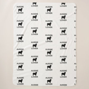 australian shepherd aussie lover sherpa blanket