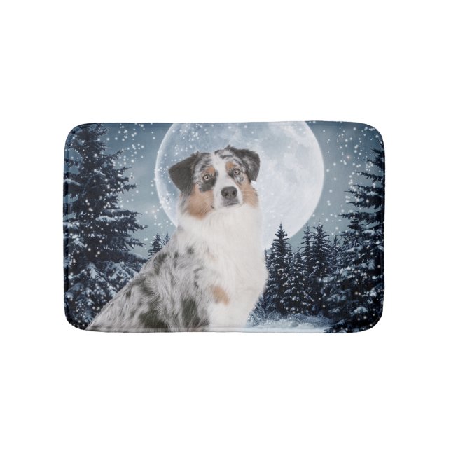 Australian Shepherd Bathmat (Front)