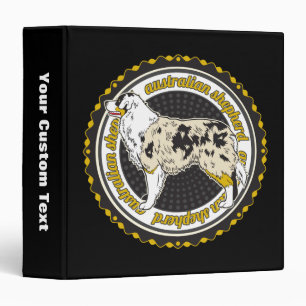 Australian Shepherd Binder