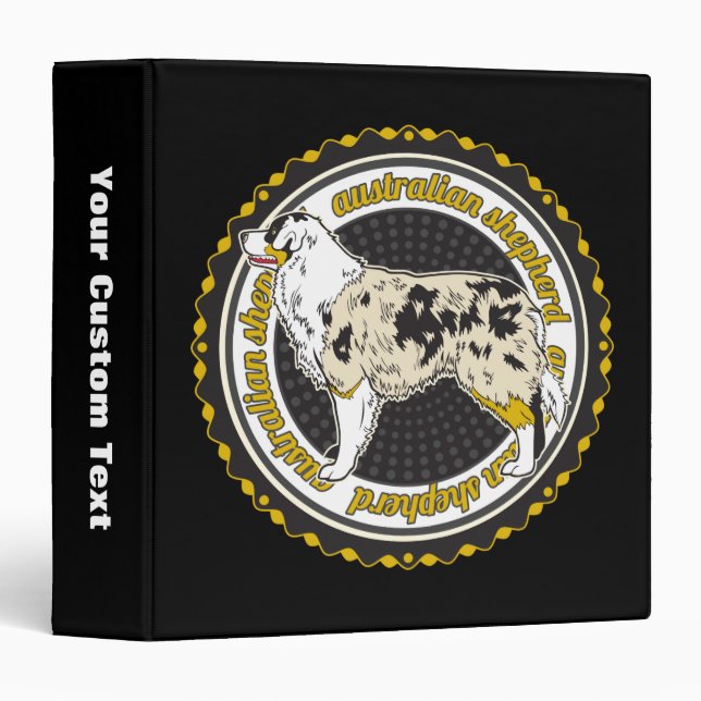 Australian Shepherd Binder (Front/Spine)