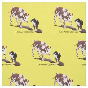 Australian Shepherd Black Tri Cowdog fabric